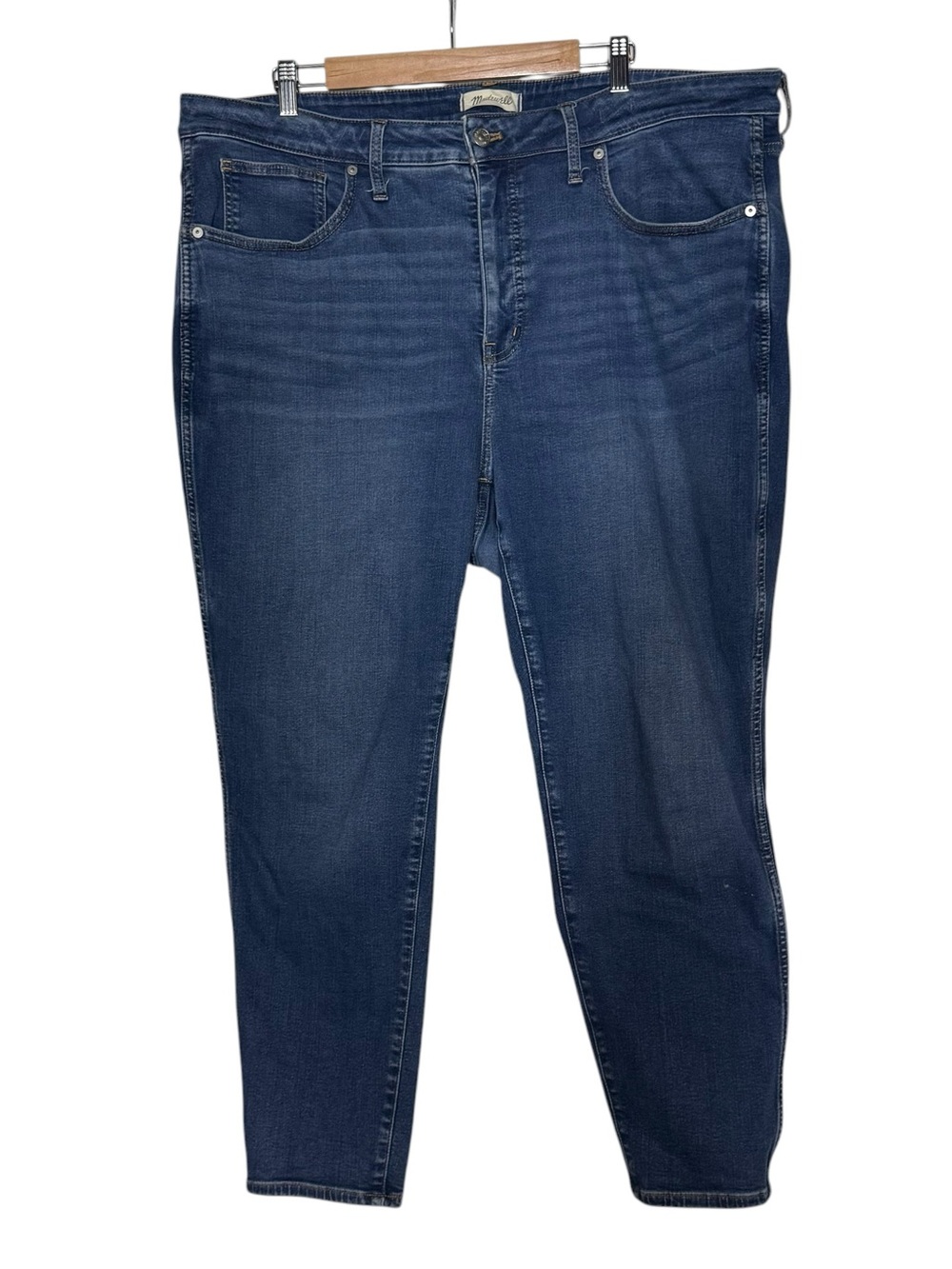 Madewell Plus Curvy High-Rise Skinny Jeans in Coronet Wash Size 22W Stretch